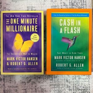 The One Minute Millionaire and Cash in a Flash Book Set- Mark Victor Hansen